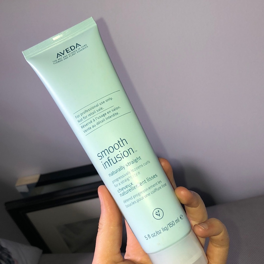 Aveda smooth infusion straightening product
